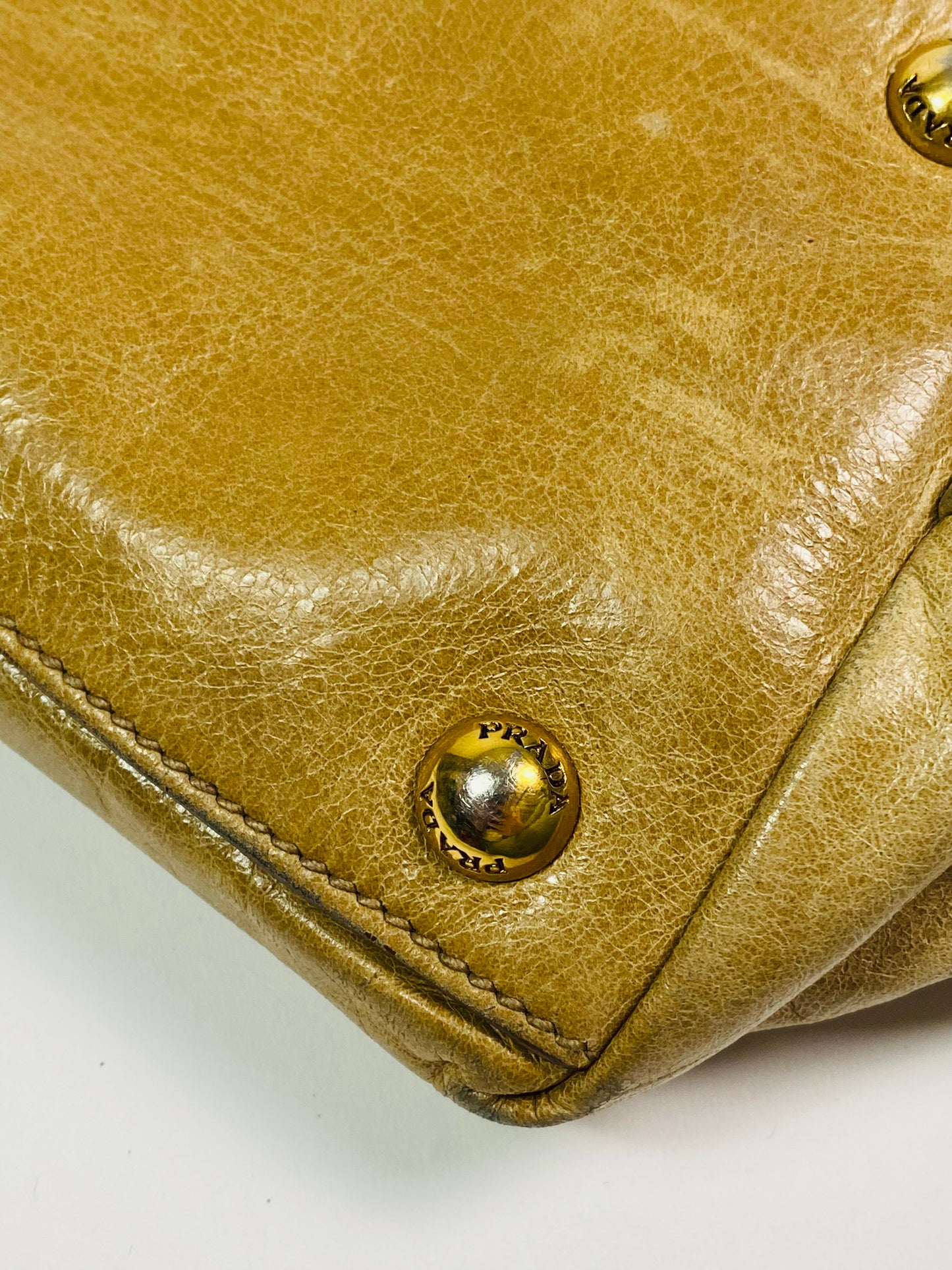 Prada Tan Leather Handbag