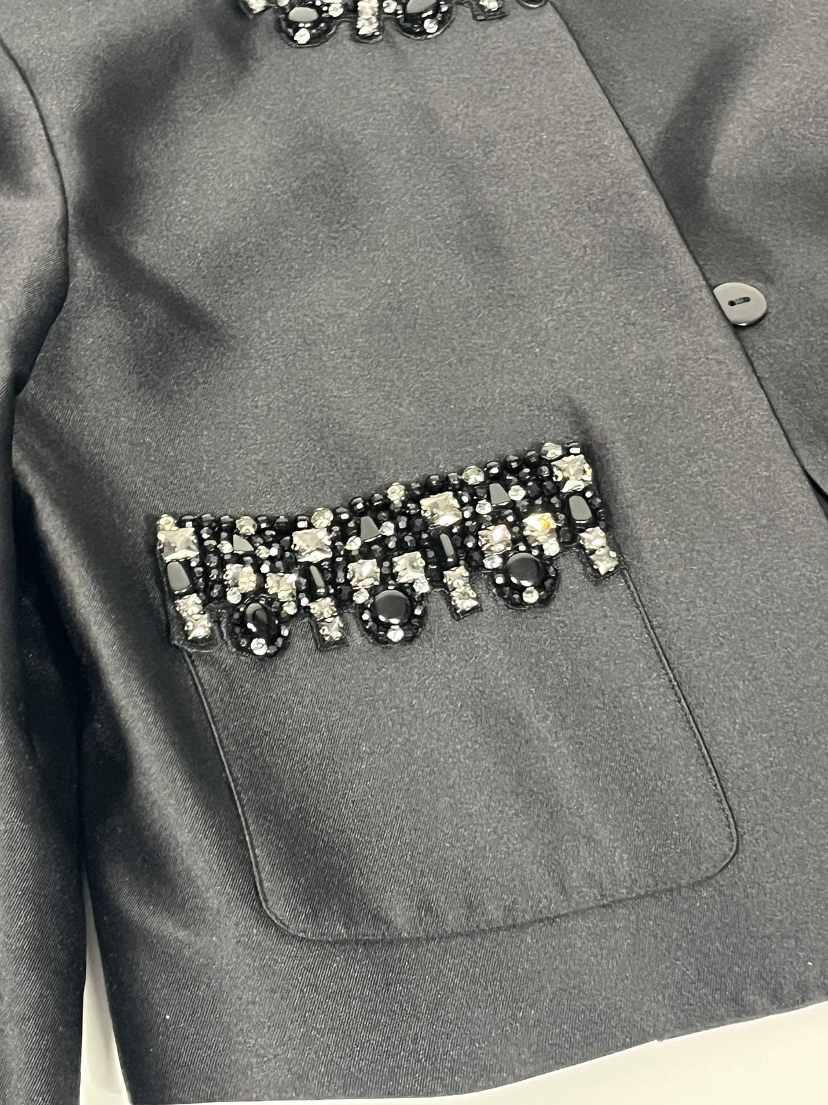 Self Portrait embellished crop jacket