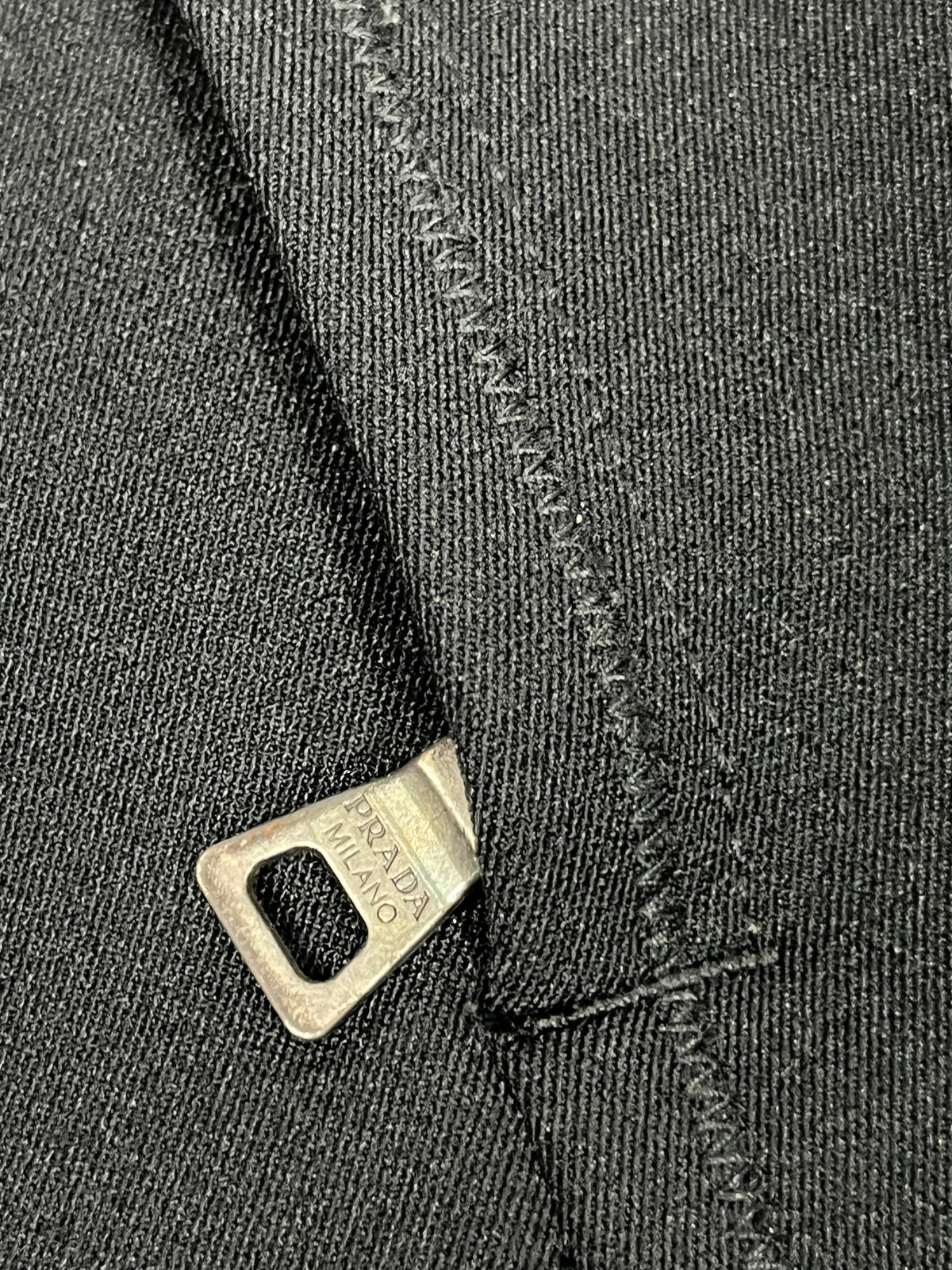 Prada technical jacket with detachable collar