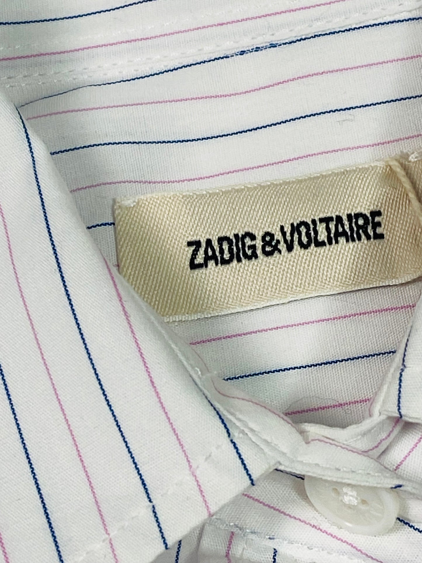 Zadig & Voltaire pinstripe shirt