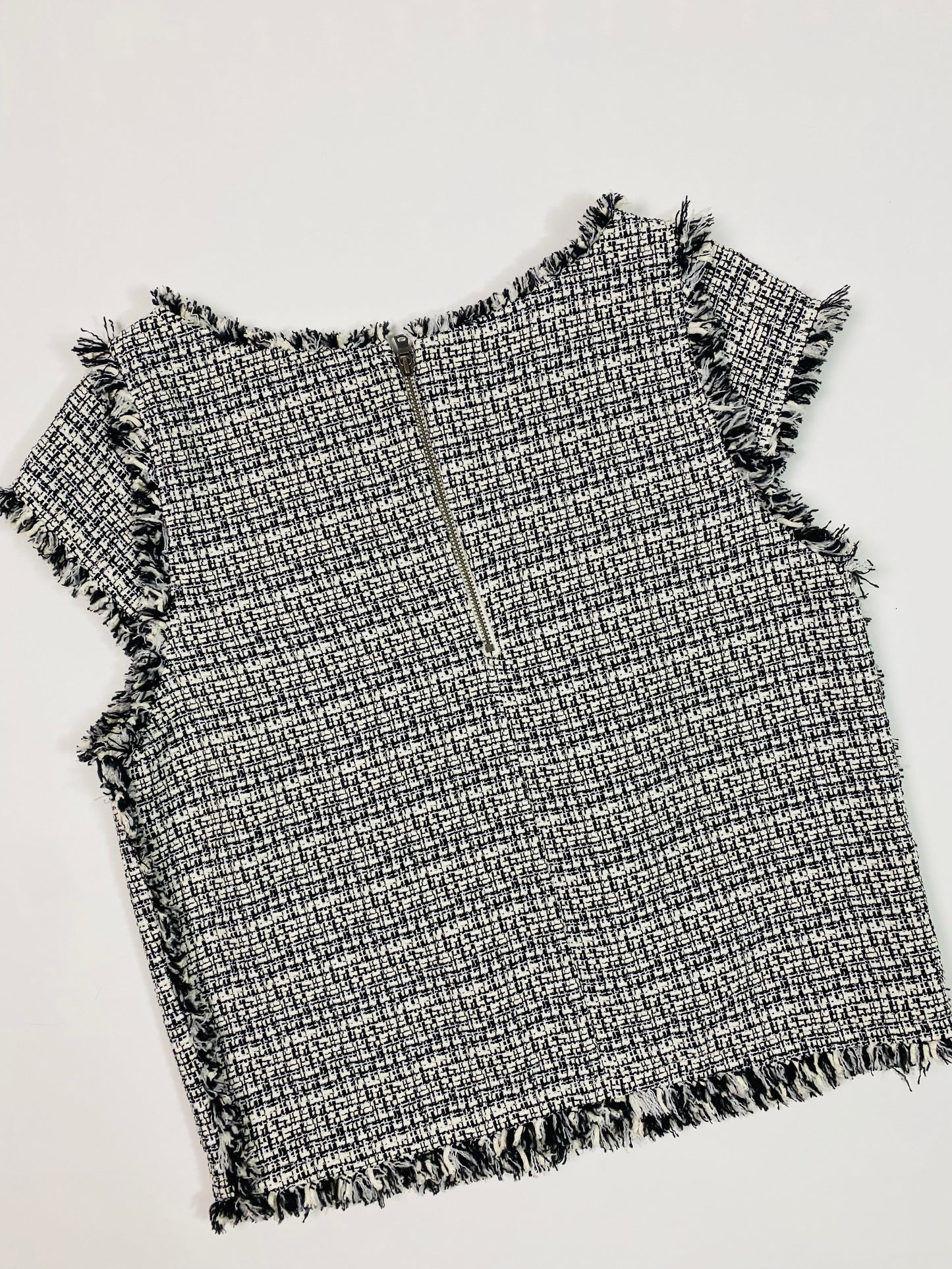 Alice and Olivia Tweed top