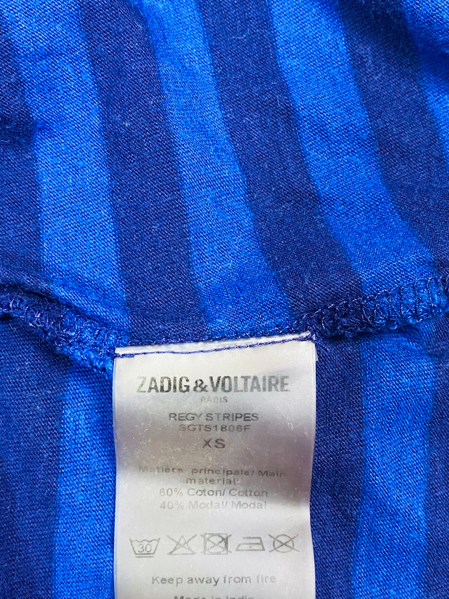 Zadig & Voltaire striped long sleeve