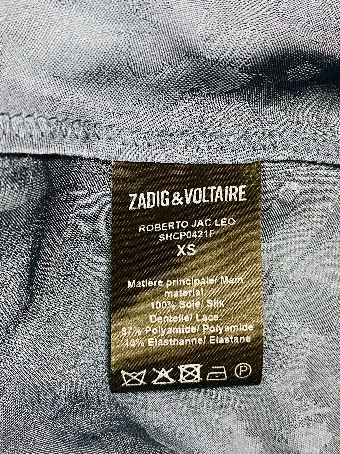 Zadig & Voltaire silk midi dress