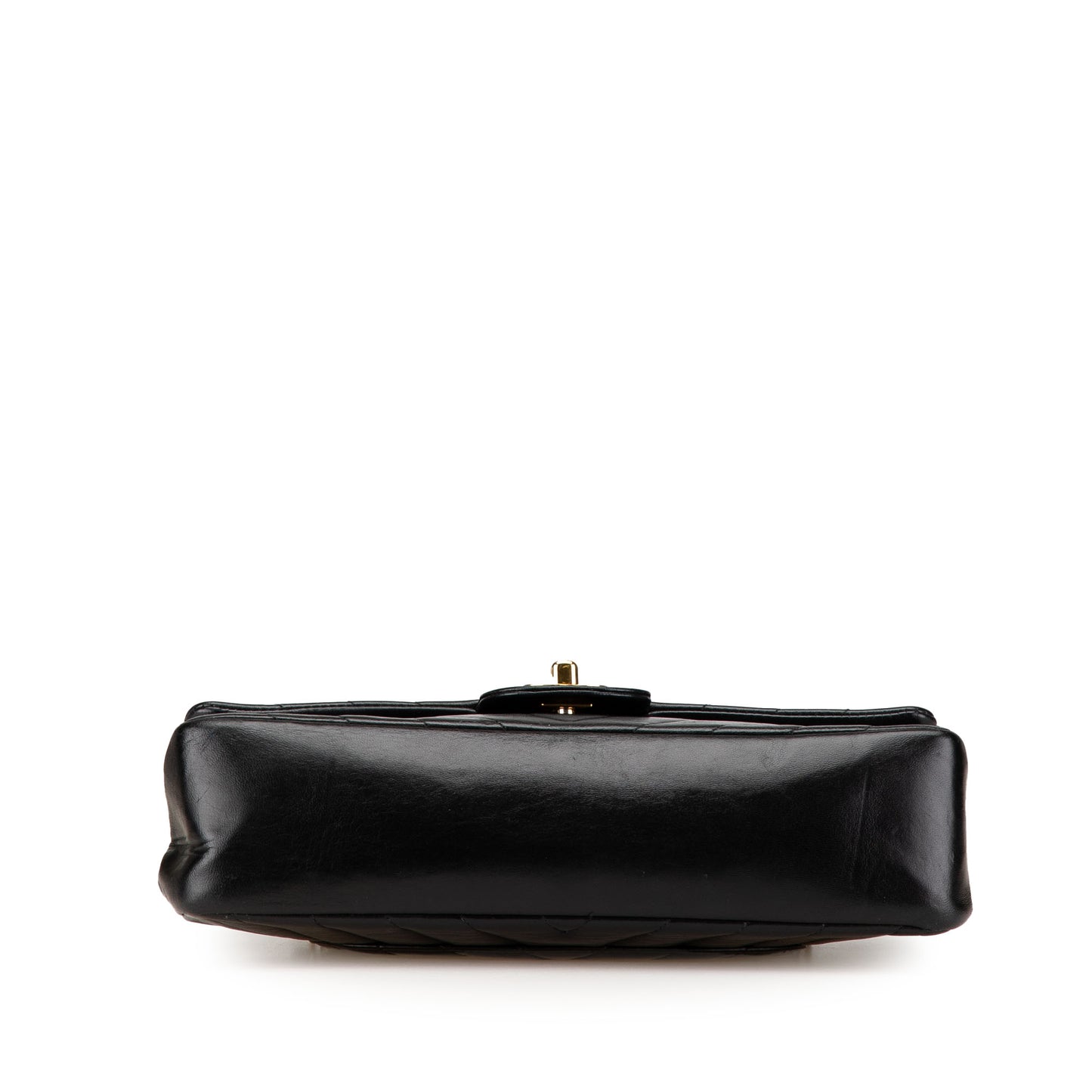 CHANEL vintage chevron lambskin double flap medium