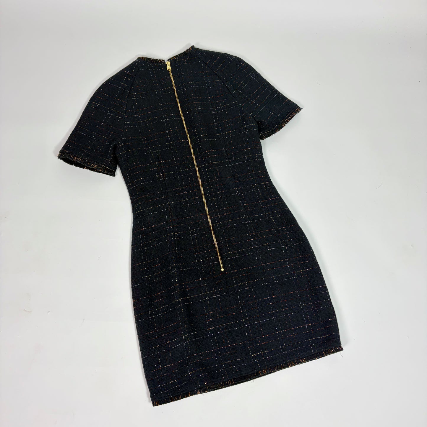Rebecca Vallance Tweed Mini Dress