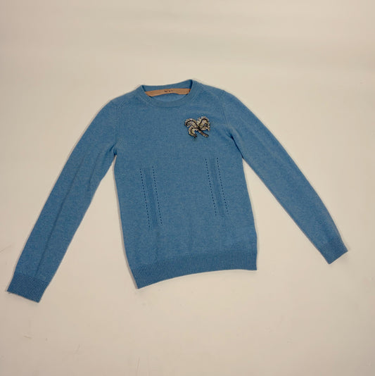 No. 21 Blue Cashmere Jumper