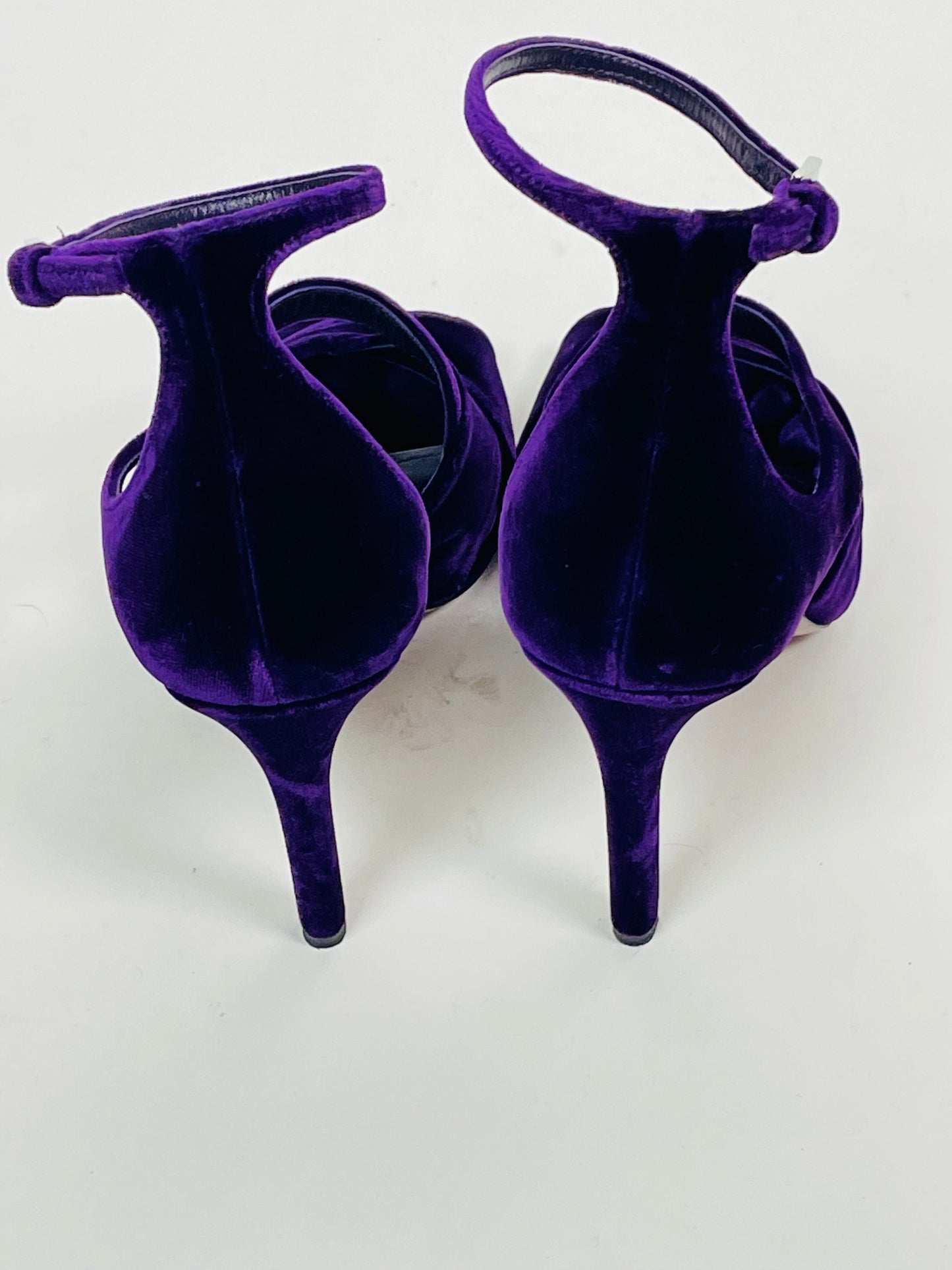 Prada velvet heels