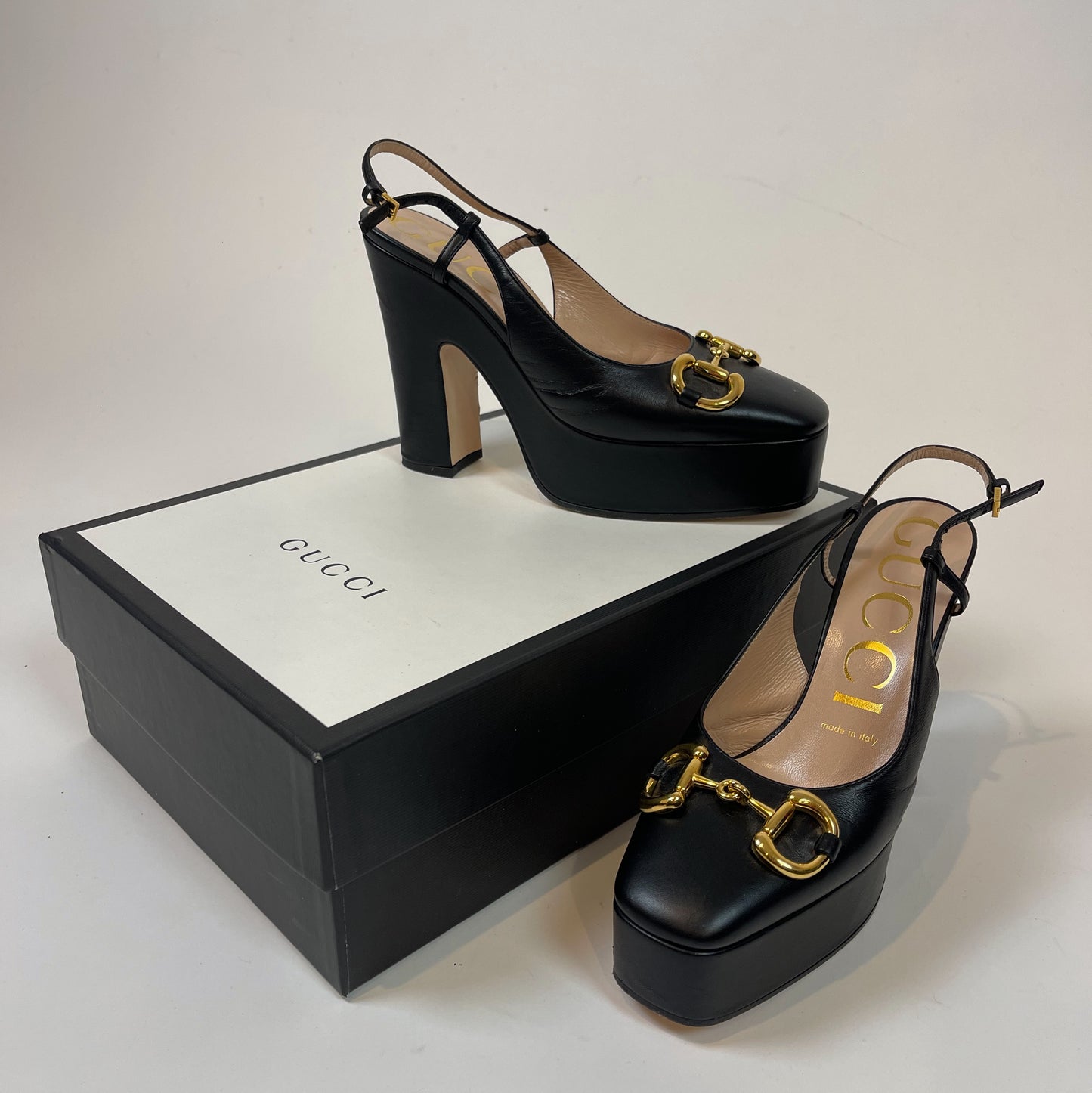 Gucci Sling Back Pumps