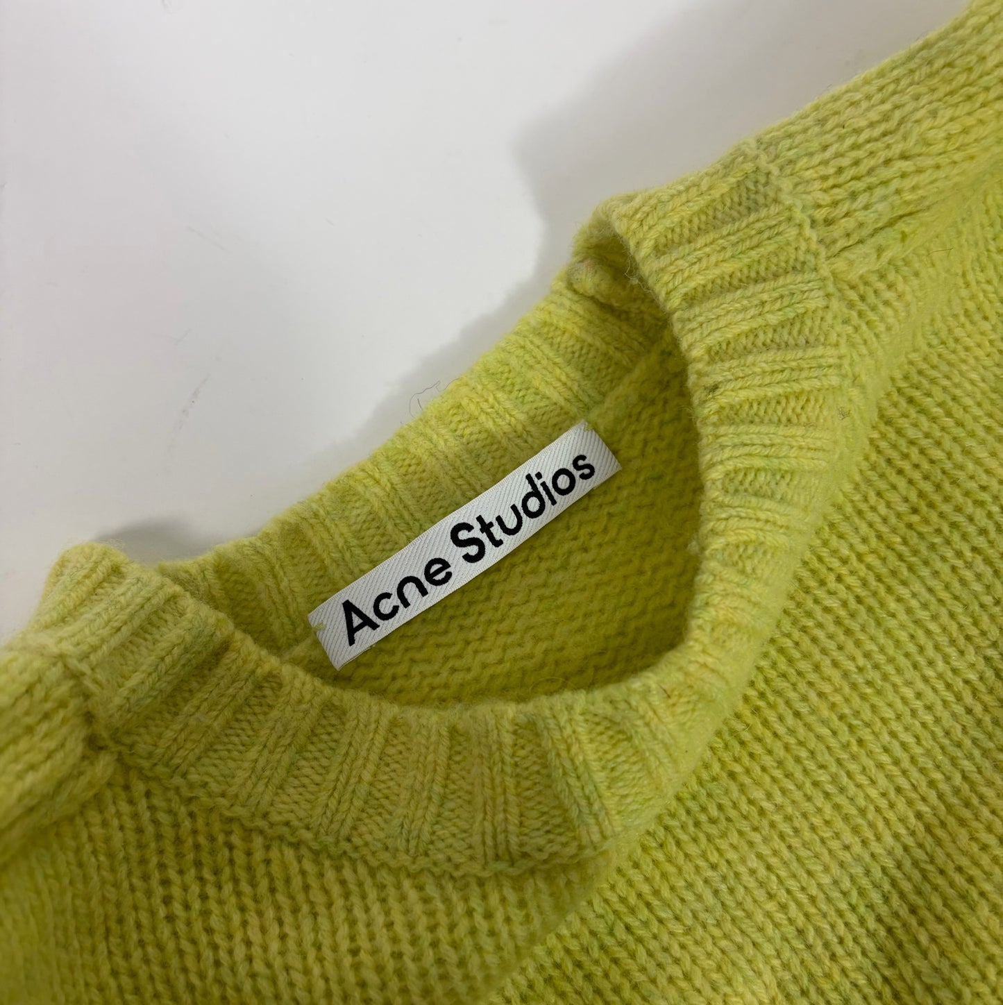 Acne Studios Lime Green Sweater