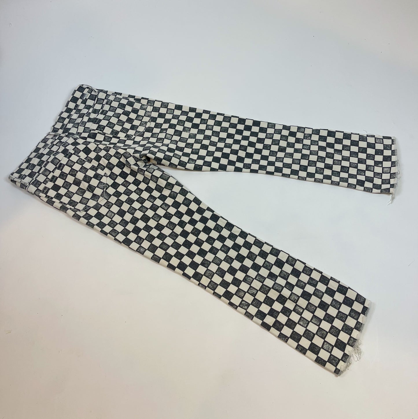 MOTHER Checkerboard Jeans