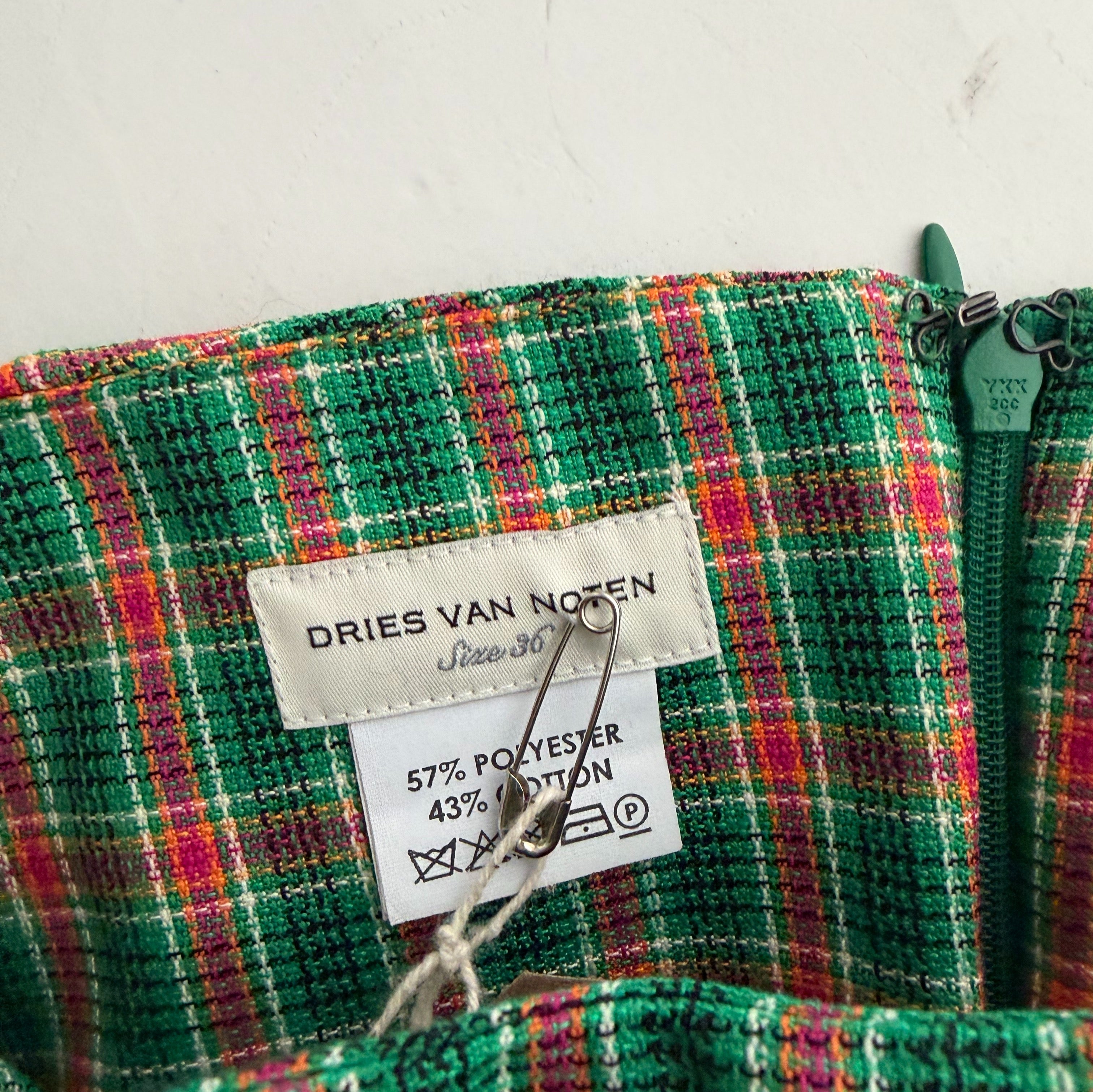 Dries Van Noten Plaid Skirt – No38 Dunville