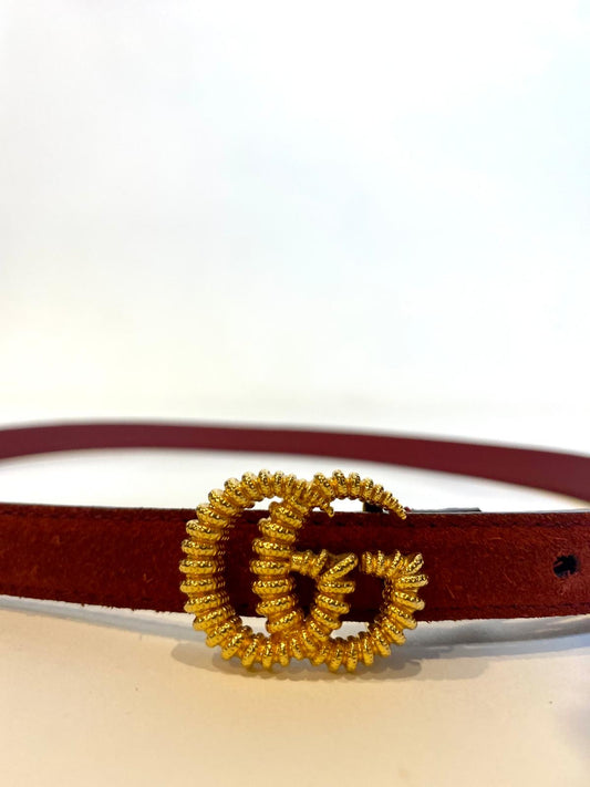 Gucci suede belt