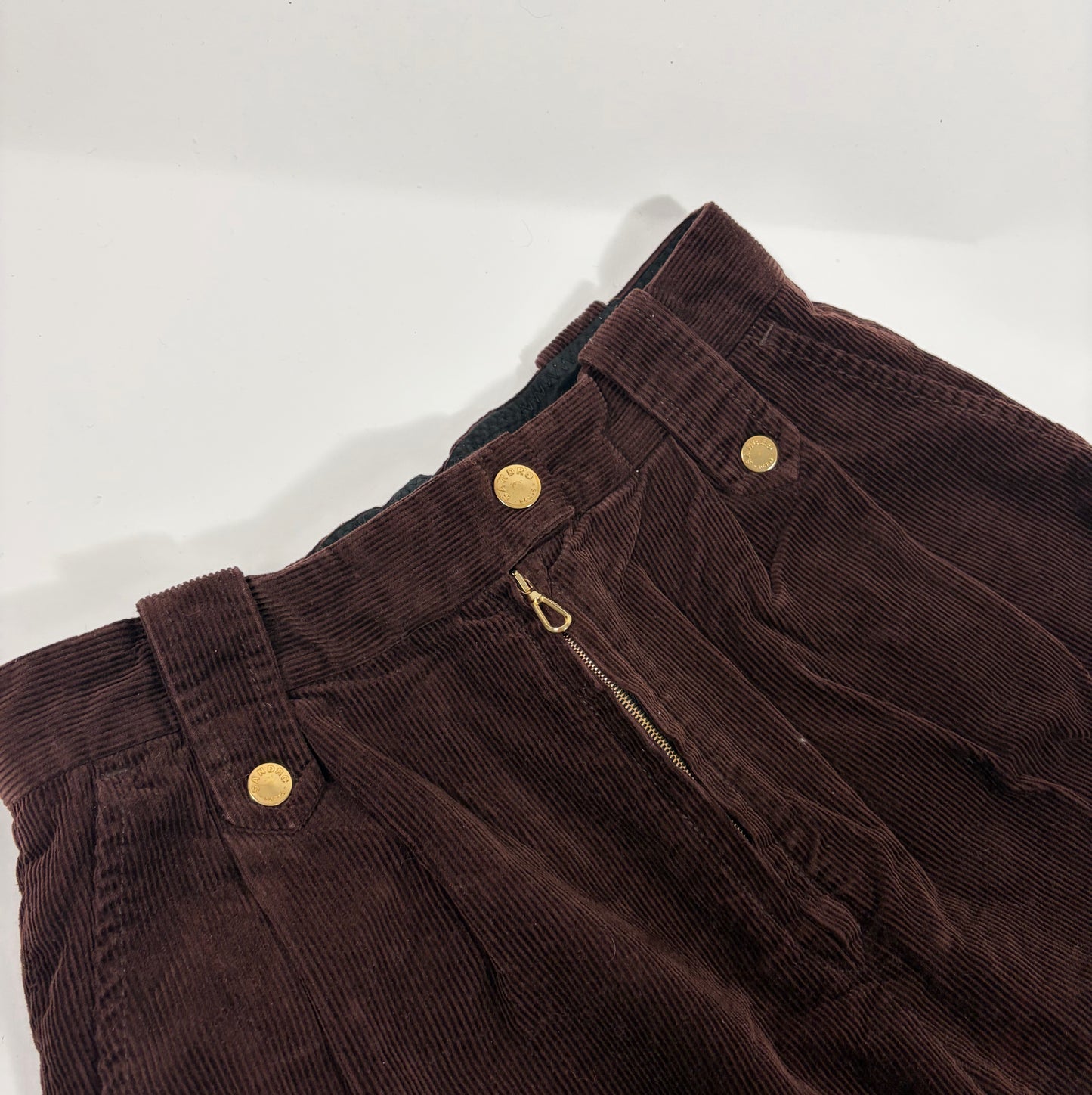 Sandro Brown Corduroy Trousers