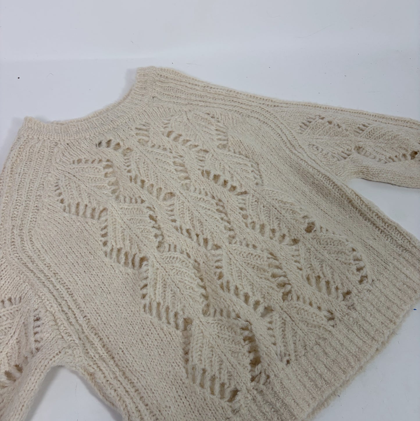 ba&sh Cream Knit Sweater