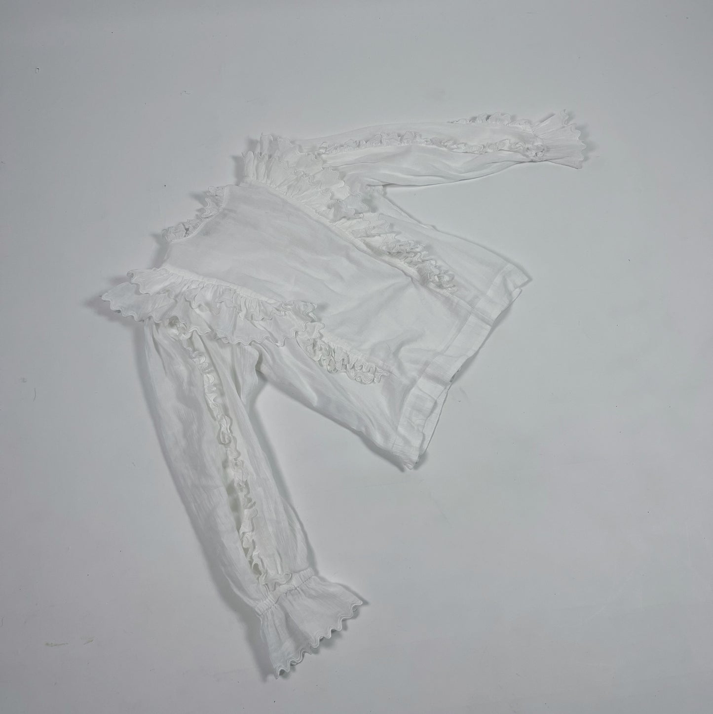 Magali Pascal White Long Sleeved Blouse