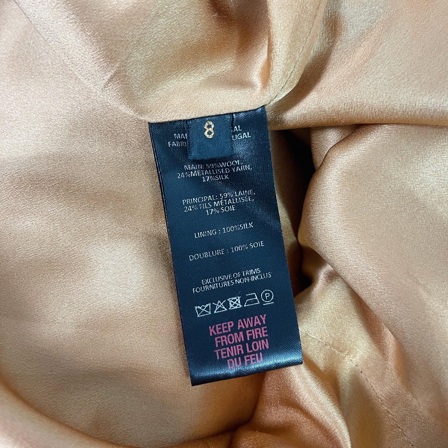 The Vampire's Wife Falconetti Copper Maxi Dress
