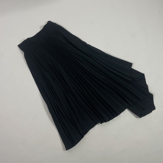 JOSEPH Black Pleated Maxi Skirt