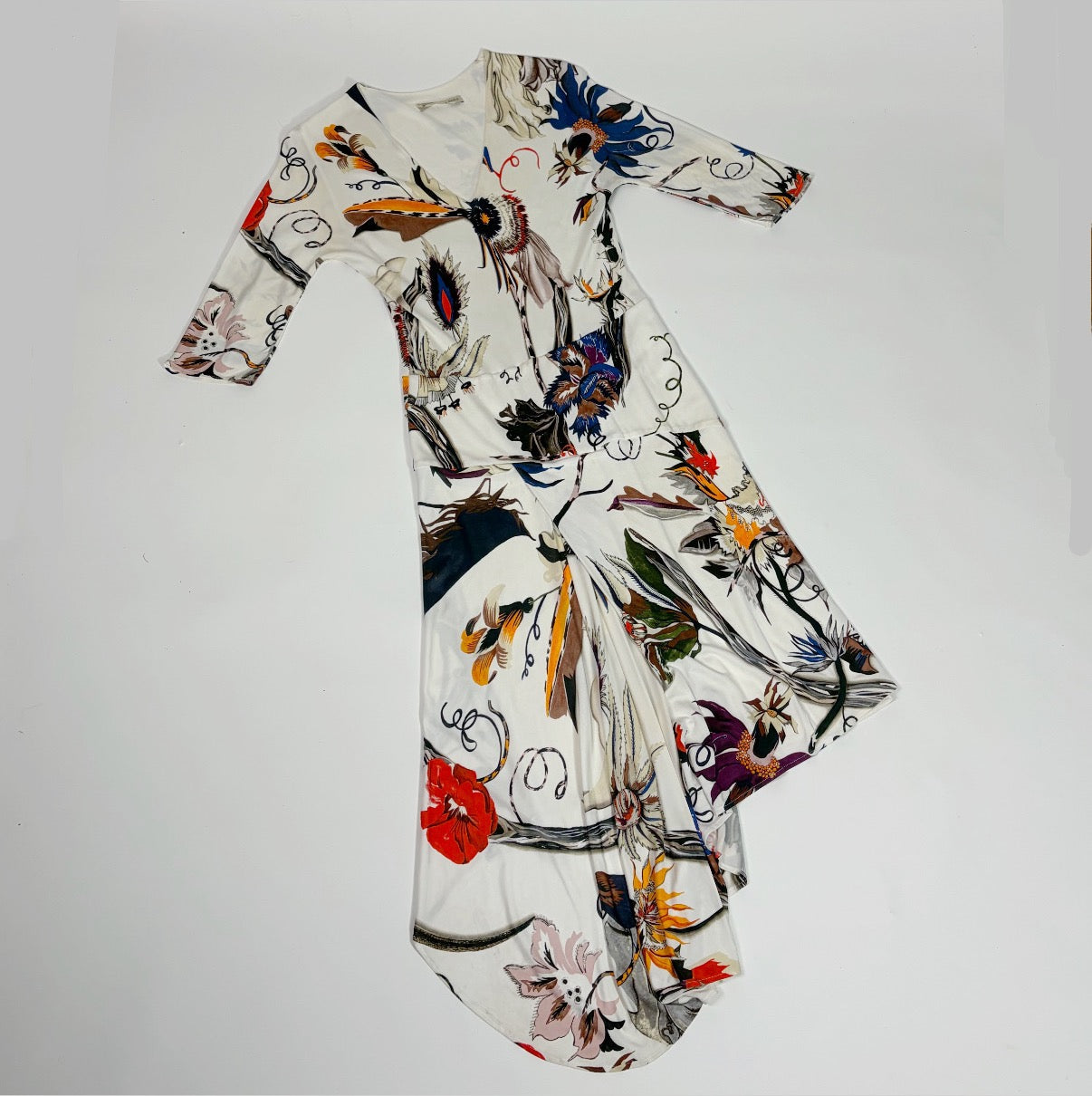 Balenciaga Print Jersey Dress
