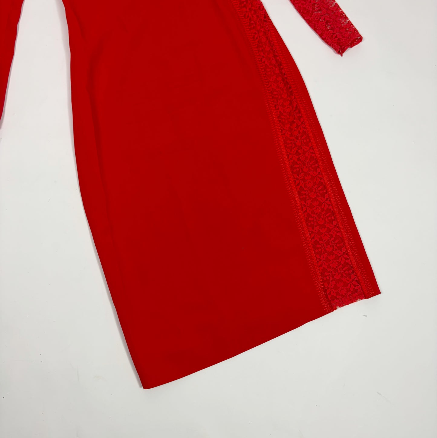 Stella McCartney Red crepe and lace Dress