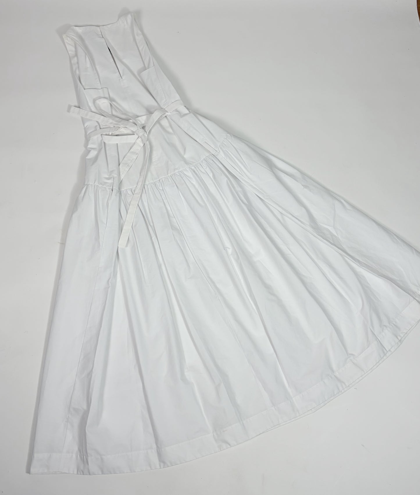 Phillip Lim White Poplin Maxi Dress