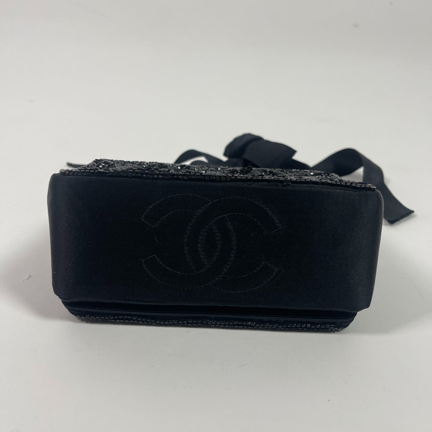 Chanel Black Sequin Handbag