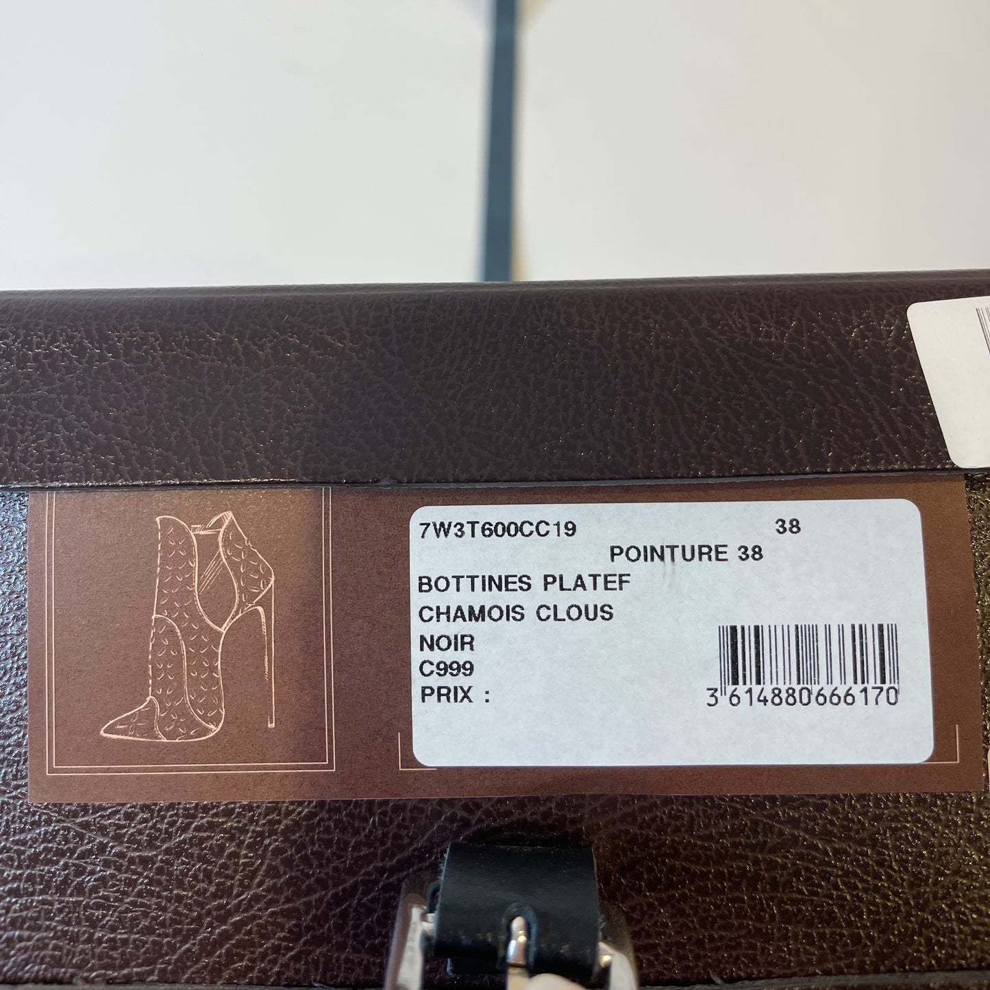 Alaia Black Suede Ankle Boots