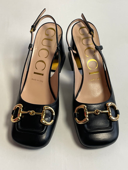 Gucci horsebit slingbacks