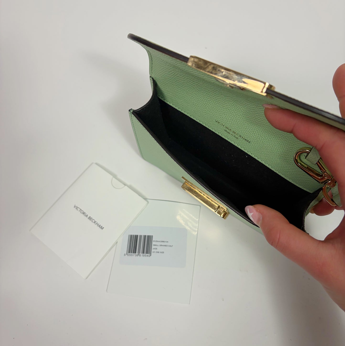 Victoria Beckham Mint Green Dorian mini bag