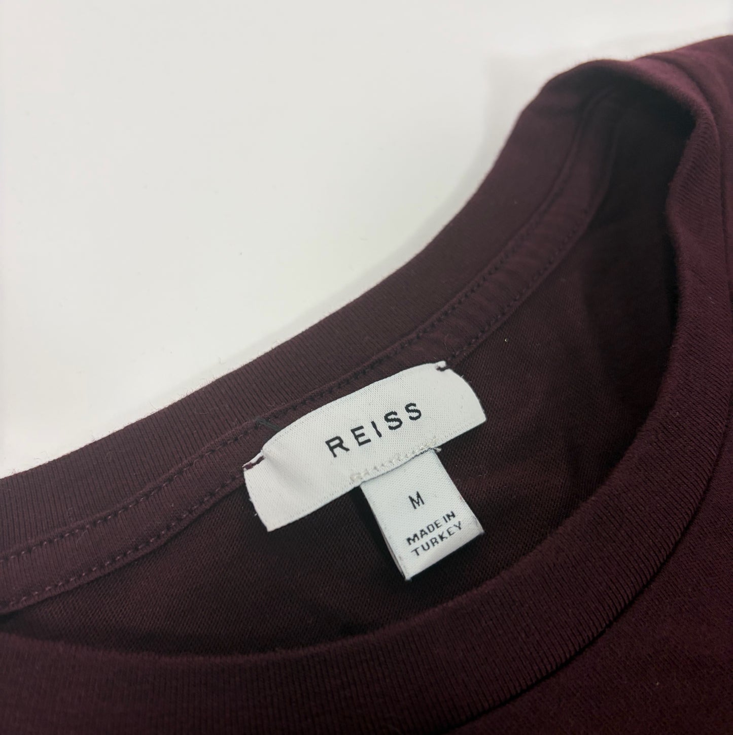 Reiss Burgundy T Shirt