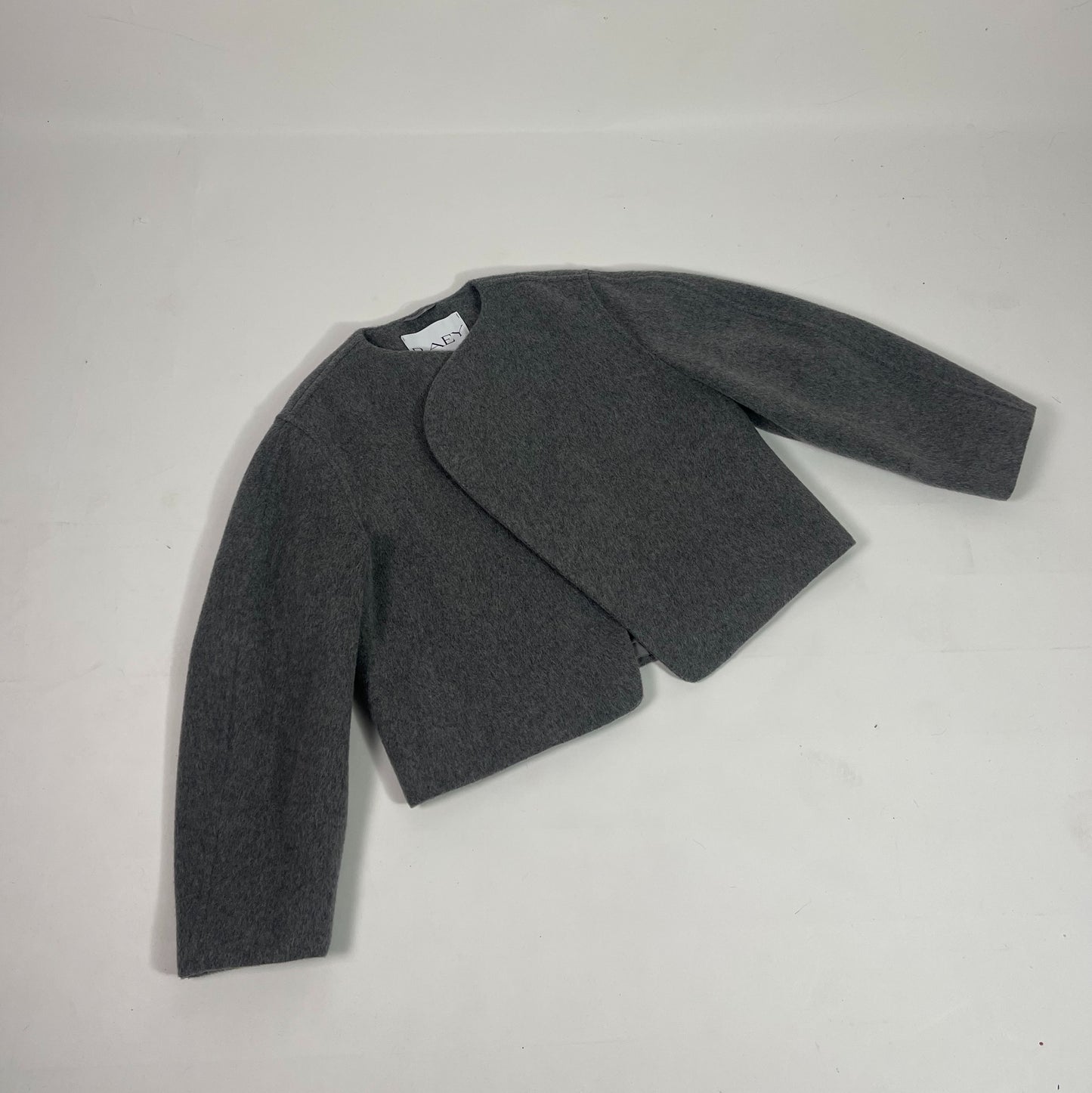 RAEY Grey Cropped Jacket