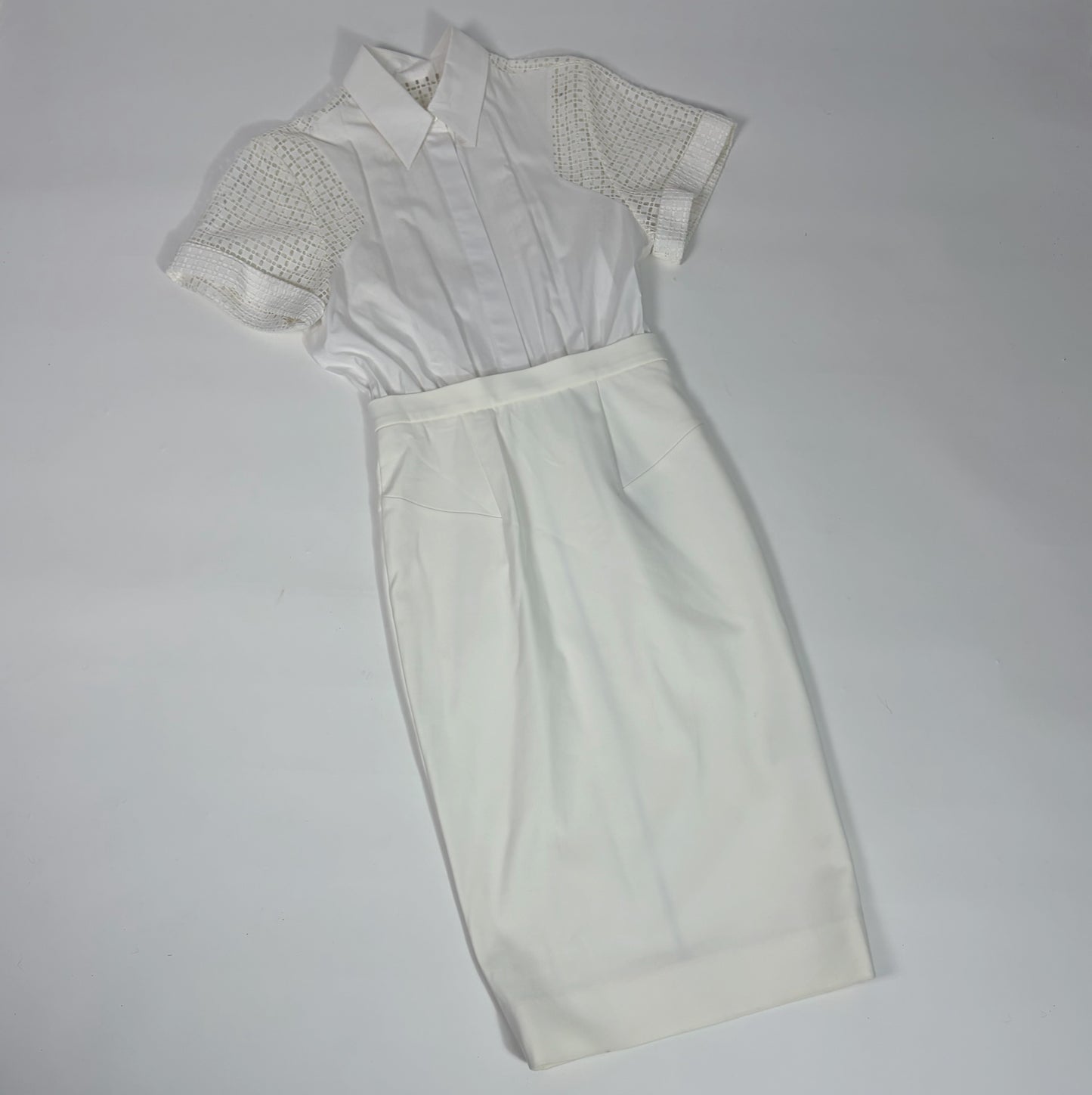 Victoria Beckham White Dress