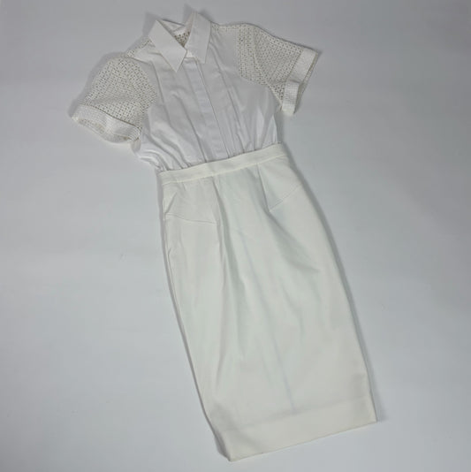 Victoria Beckham White Dress