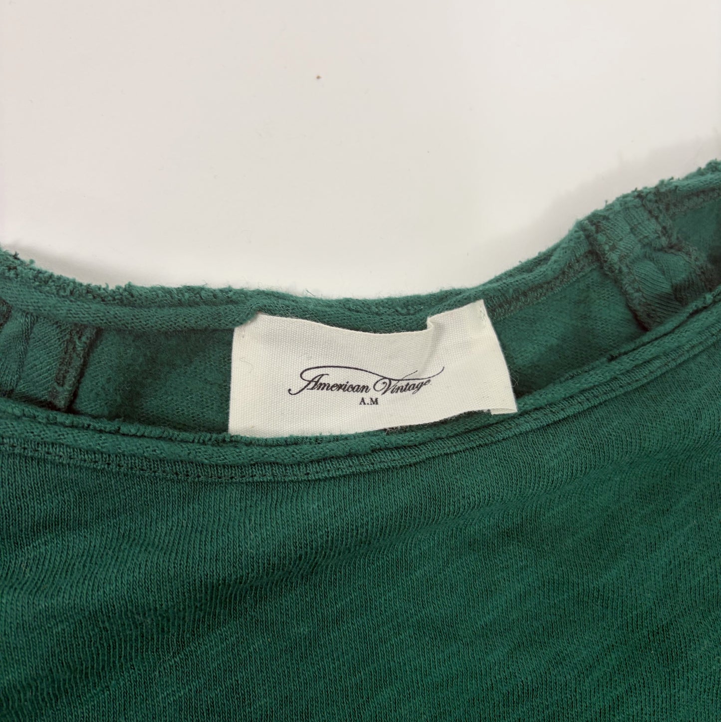 American Vintage Green Long Sleeve Top