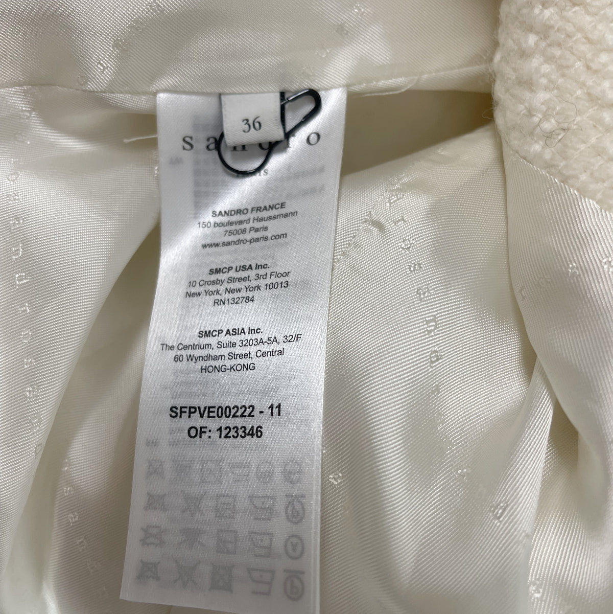 Cream Sandro Blazer