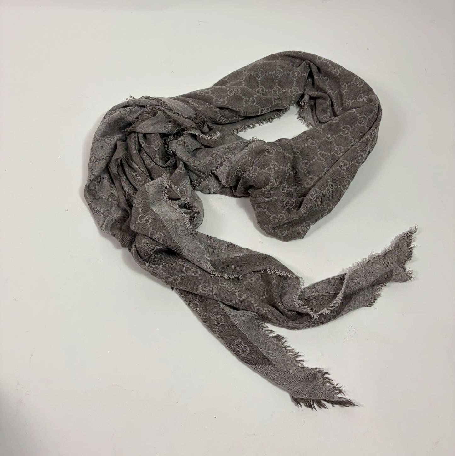 Gucci Grey Scarf
