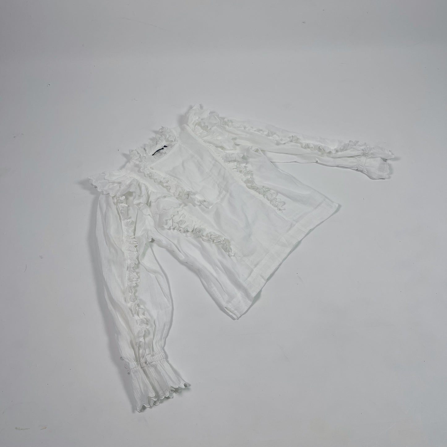 Magali Pascal White Long Sleeved Blouse