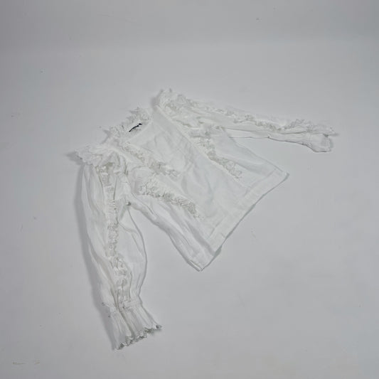 Magali Pascal White Long Sleeved Blouse