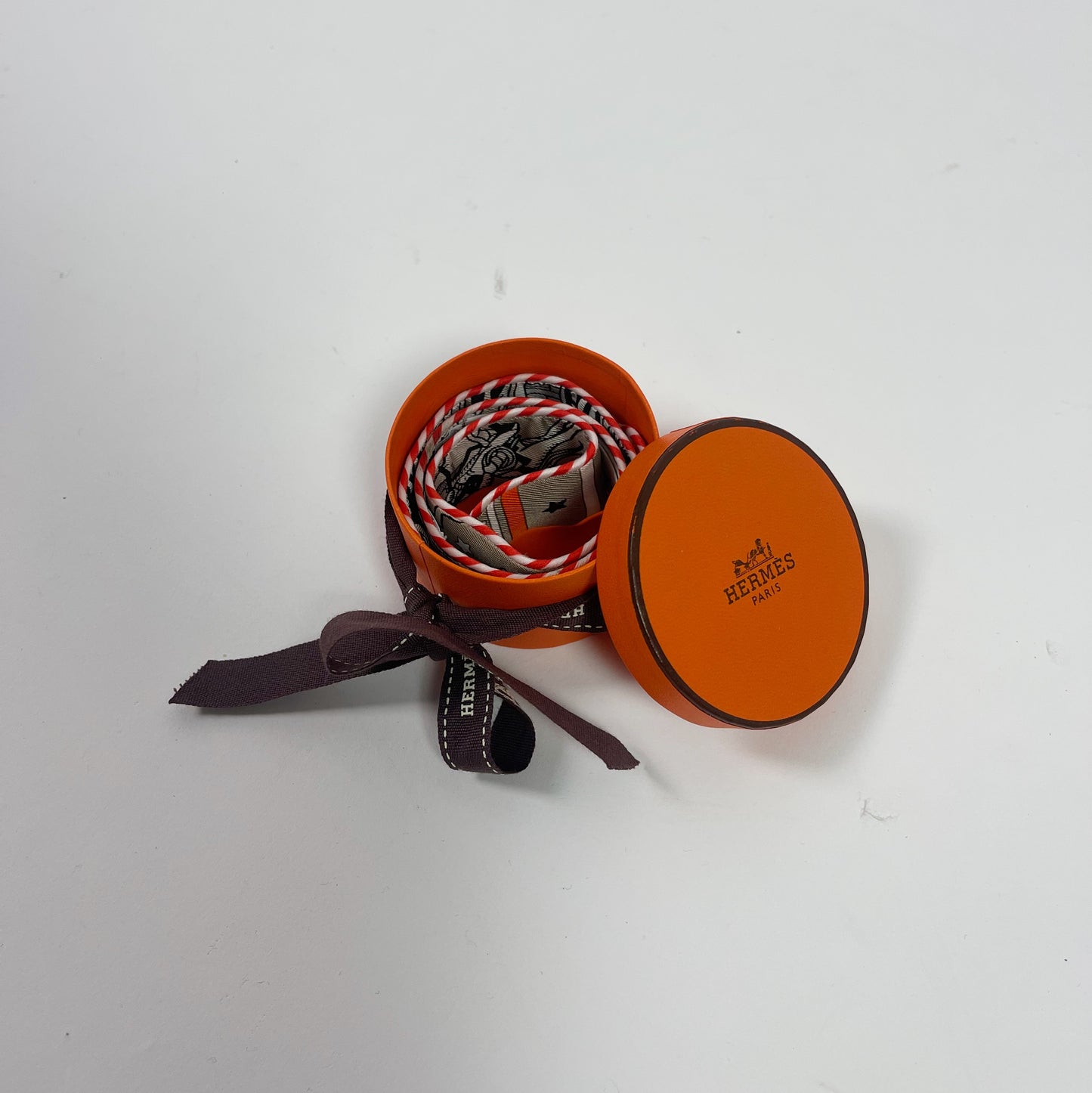 Hermès Twilly Doll Candy Silk Scarf