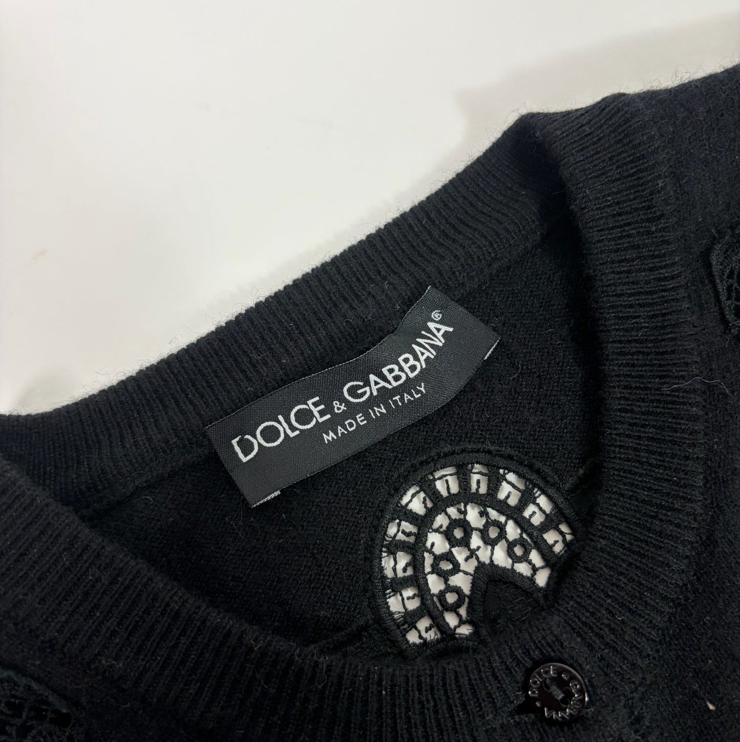 Dolce & Gabbana Black Cardigan