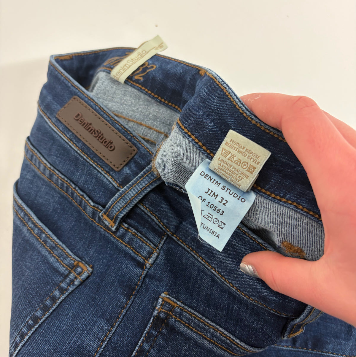 Denim Studio Dark Wash Flare Jeans