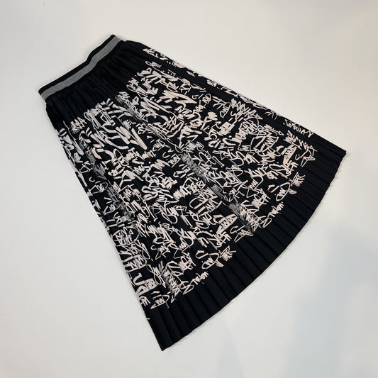 Simeon Farrar Graffiti Pleated Skirt