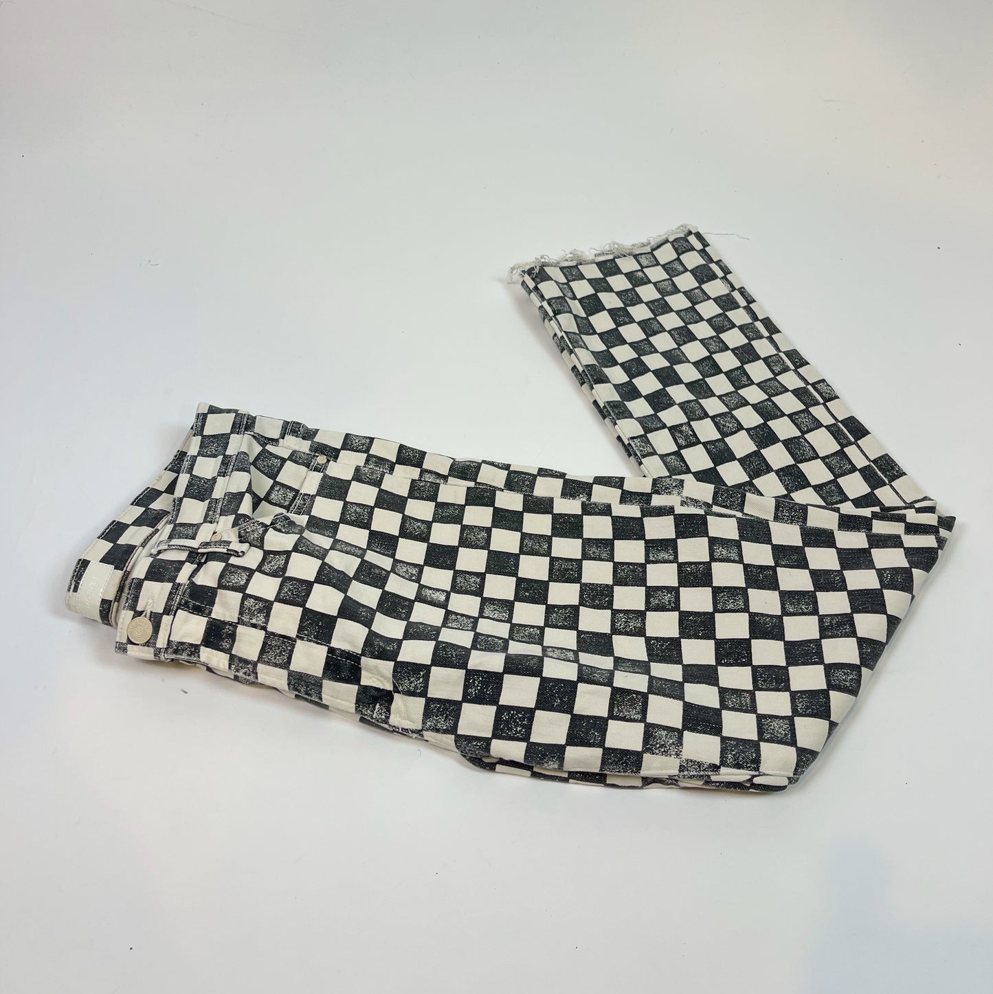 MOTHER Checkerboard Jeans