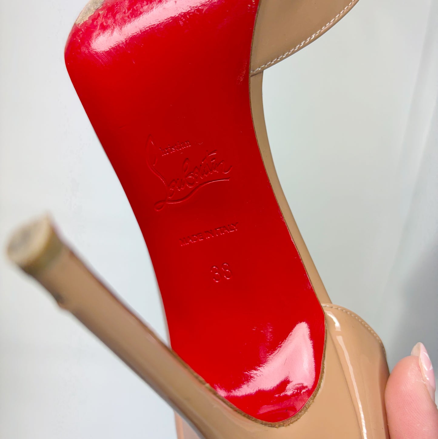Nude Christian Louboutin Heels