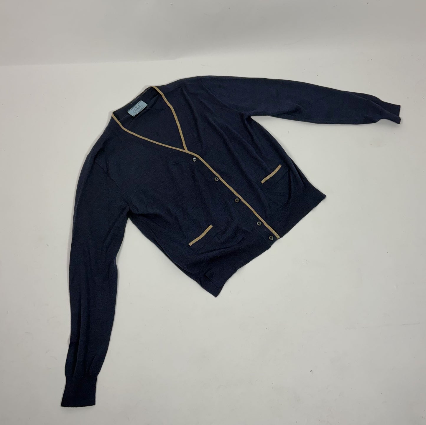 Prada Navy Cardigan