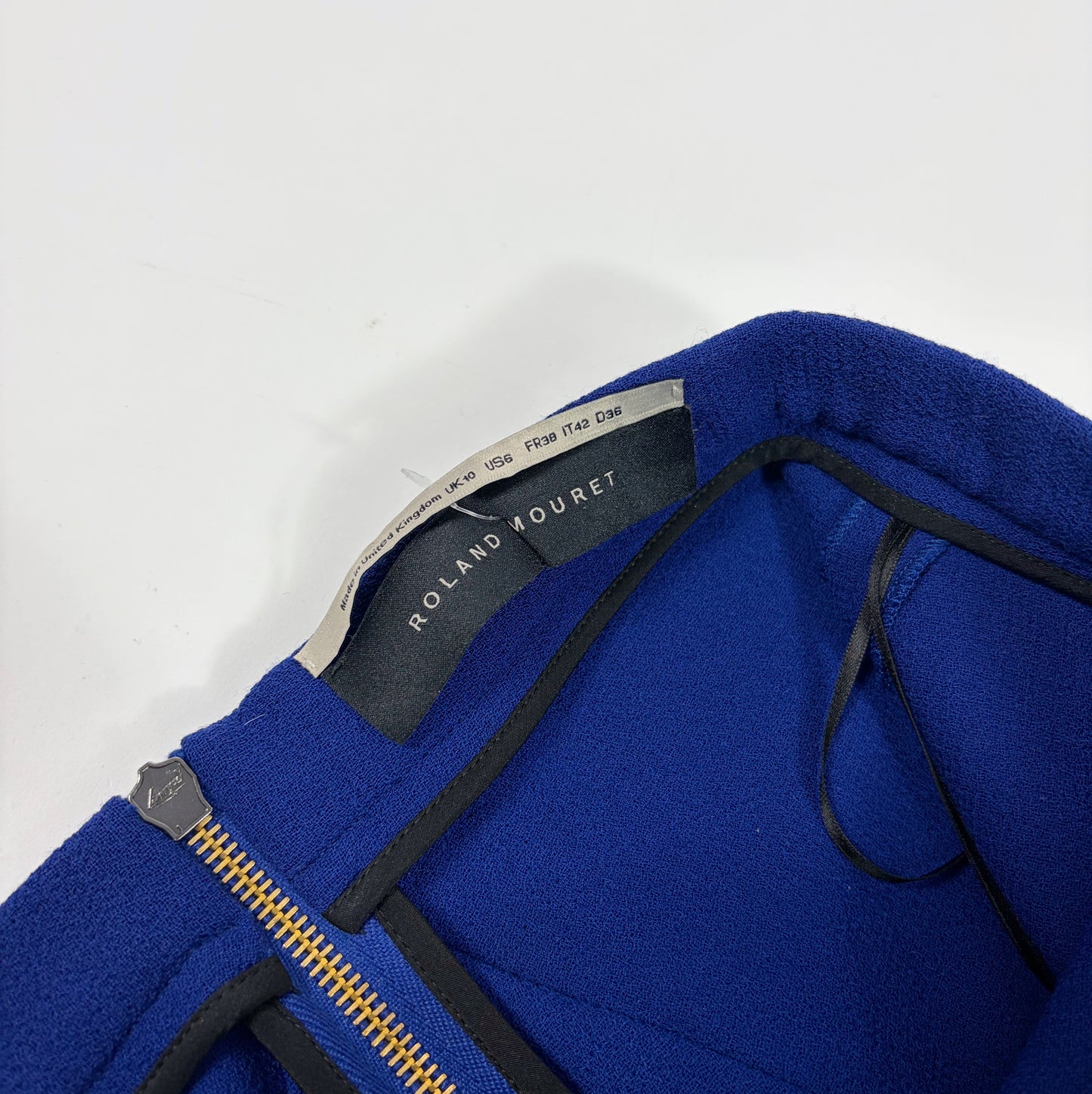 Roland Mouret Blue Skirt