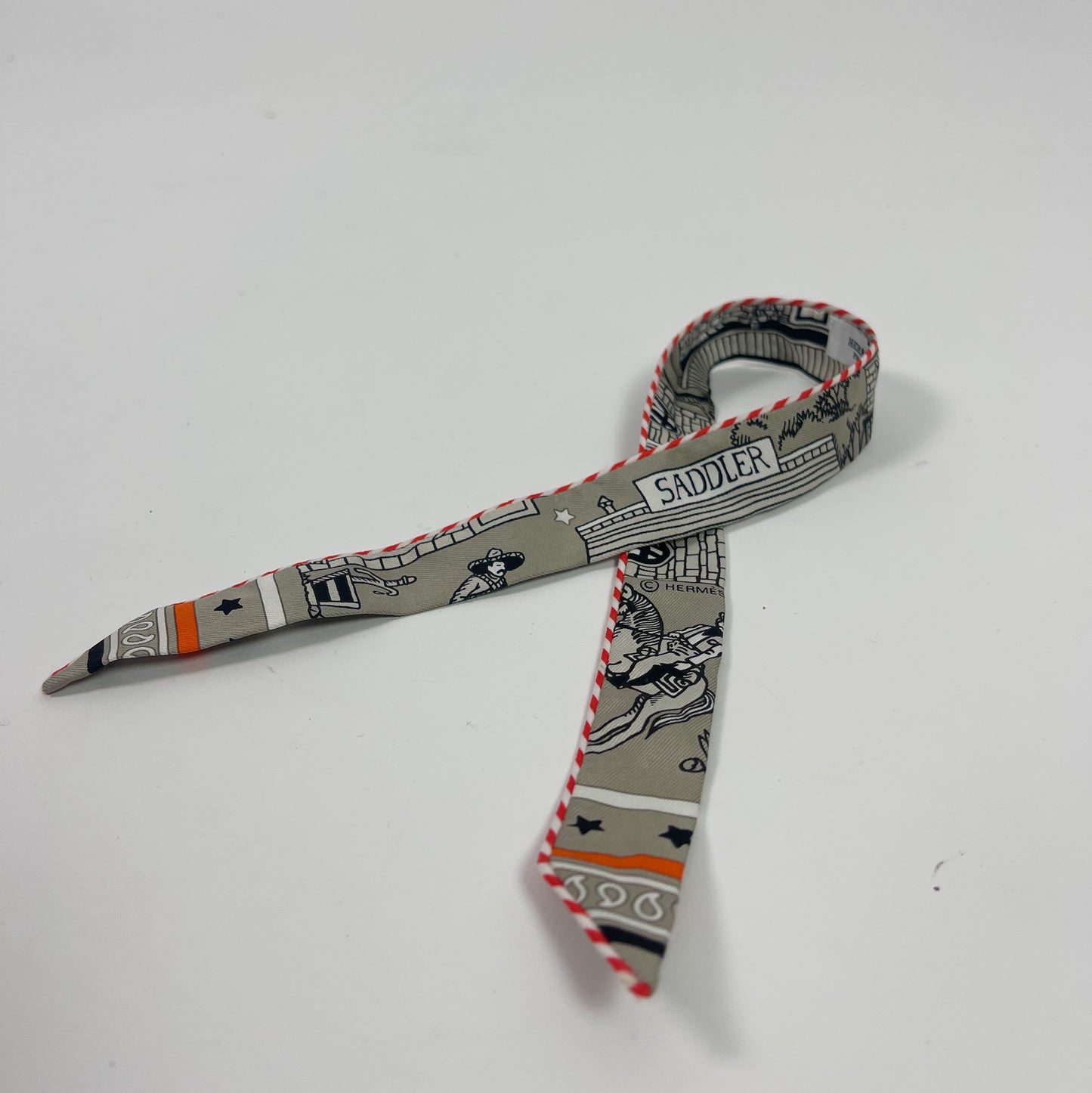Hermès Twilly Doll Candy Silk Scarf