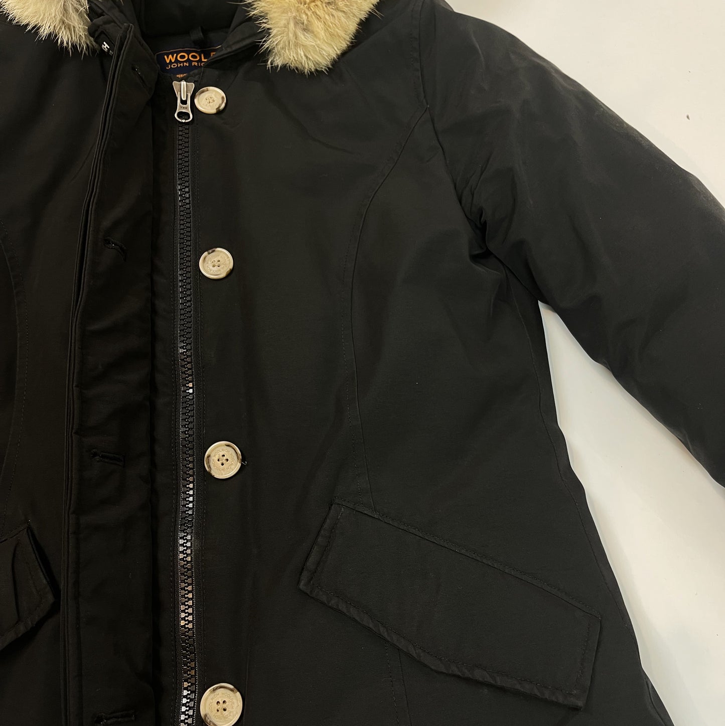 Black Woolrich Parka