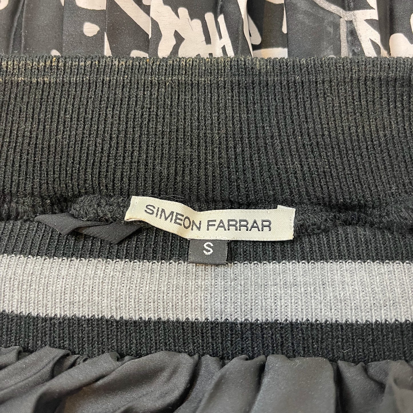 Simeon Farrar Graffiti Pleated Skirt