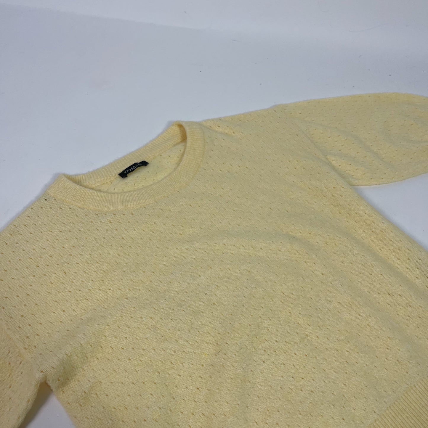 Selected Femme Butter Yellow Knit Jumper