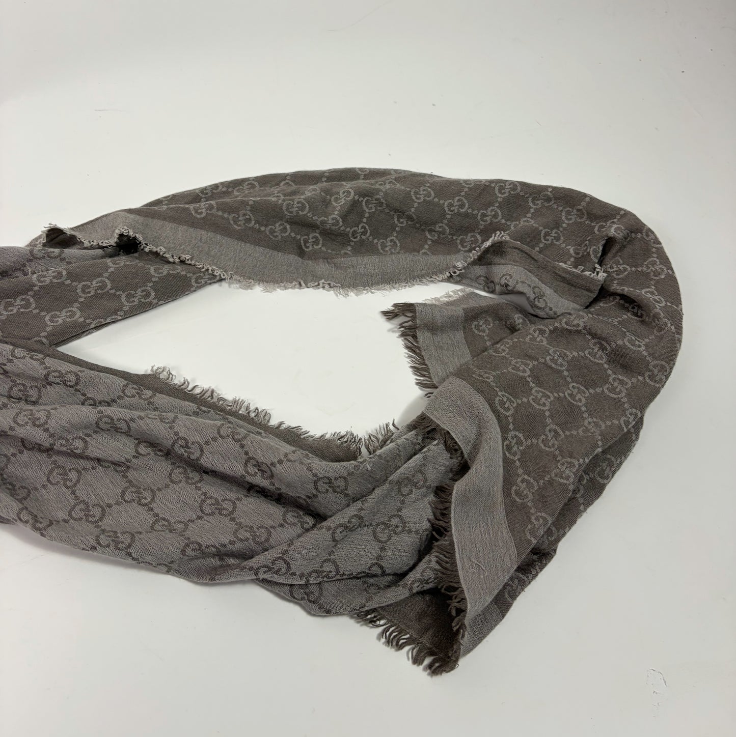 Gucci Grey Scarf